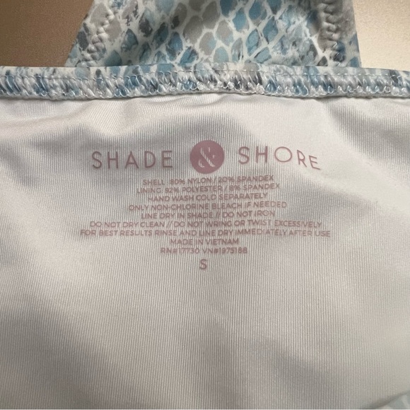 Shade & Shore Blue & White Snake Print Bikini - Picture 10 of 10